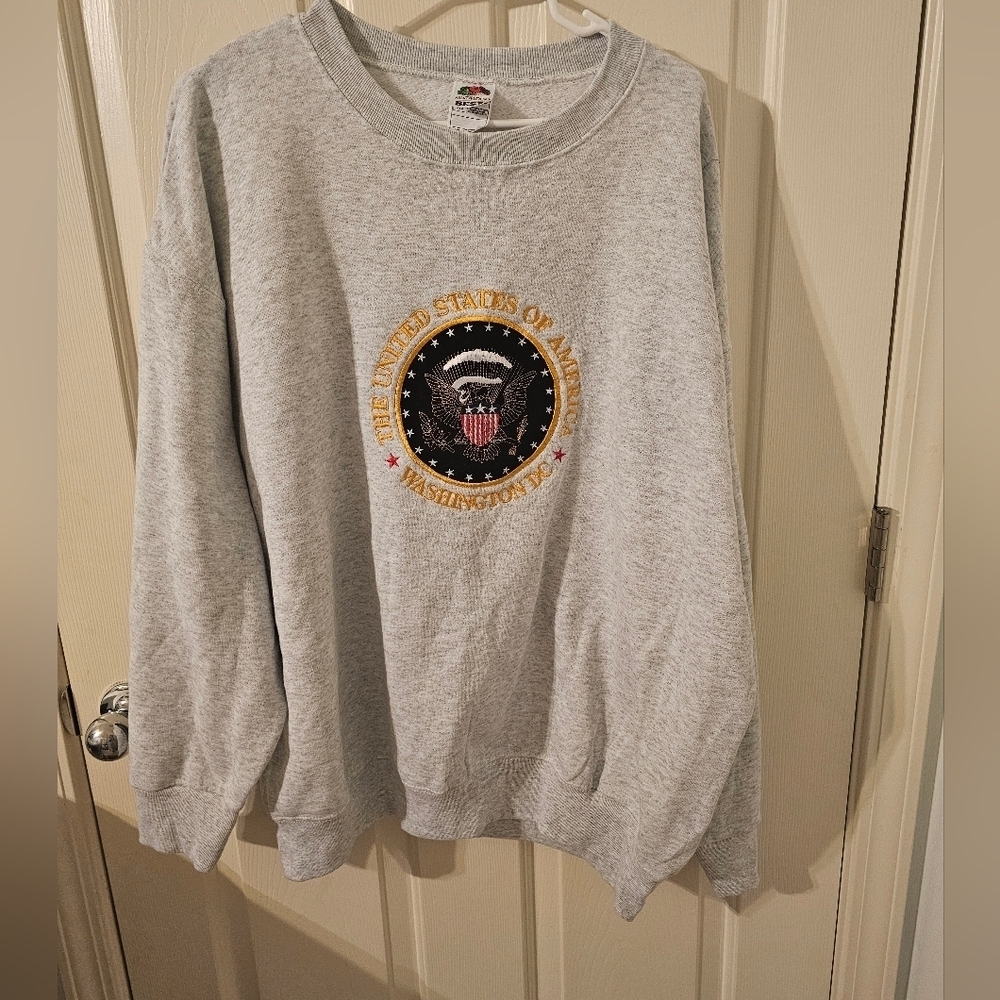 United States Of America Seal Washington DC Sweatshirt Size 2Xl